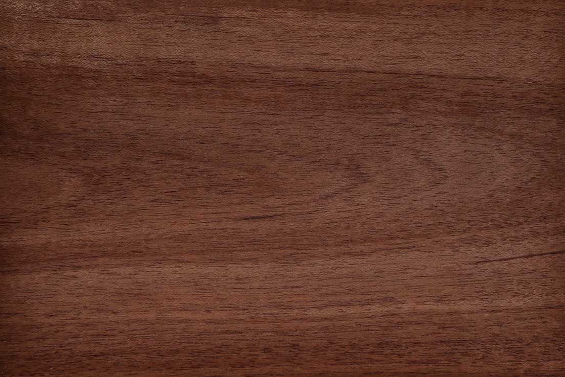 African mahogany veneer — rich grain and depth for custom cabinetry
