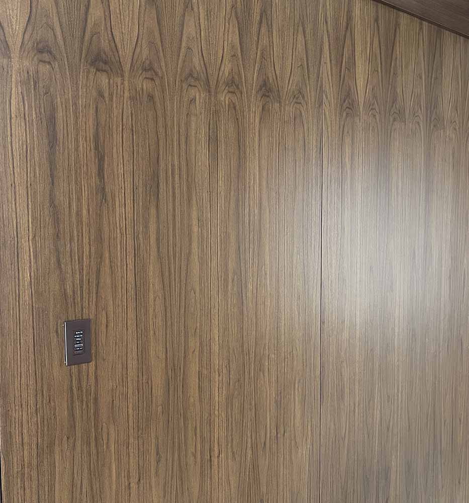 Exotic wood veneers — natural grain and character