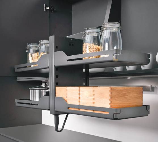 Wall Pull-Down Storage — Extended