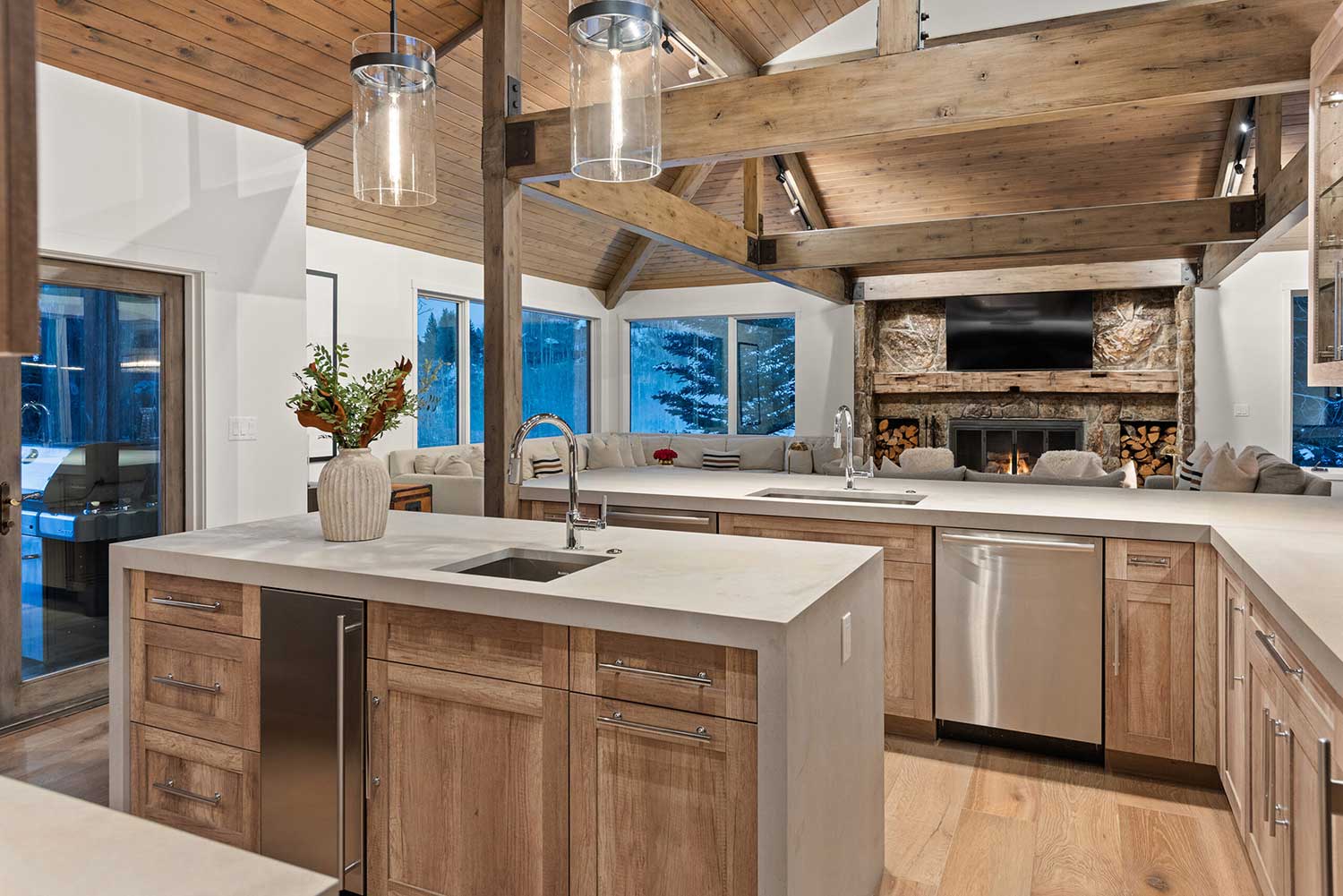 Village Run finished kitchen