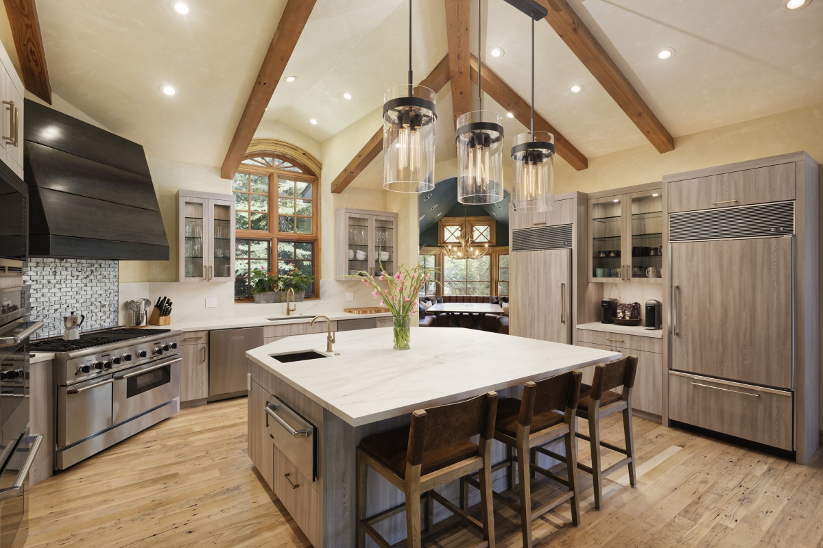 Two Creeks—Kitchen, Master bath, Breakfast nook
